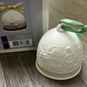 Vintage Lladro 1993 Collectors Society Fall Bell with ribbon‎ and original box